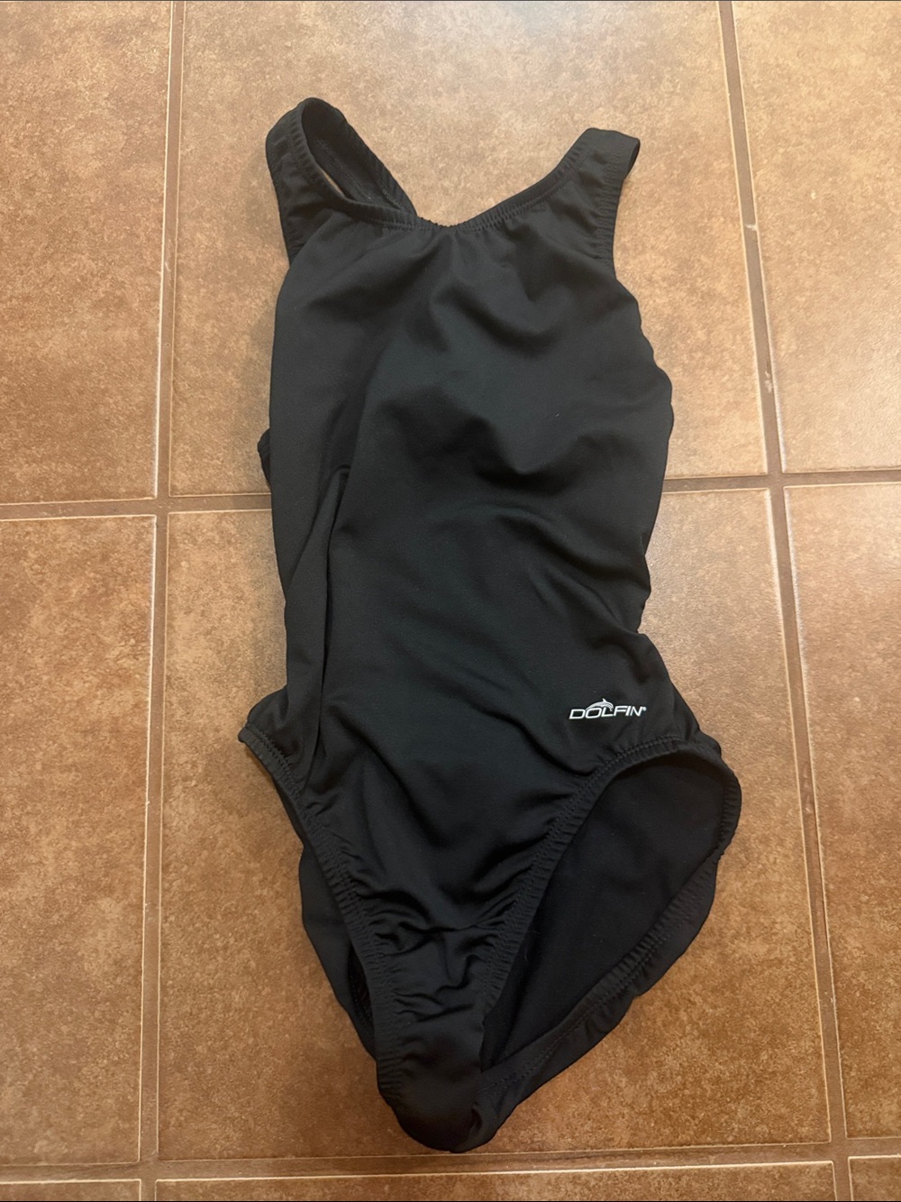 Dolfin Black One-Piece Training Swimsuit